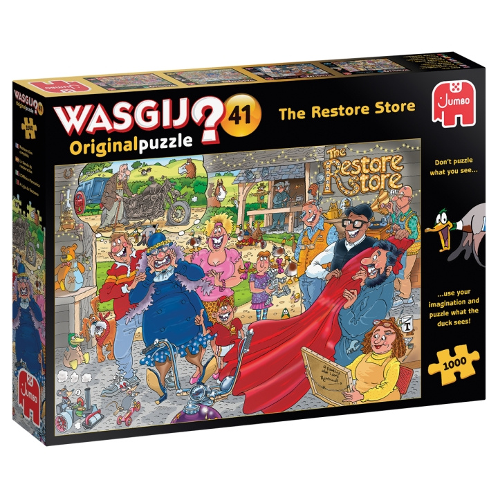 Wasgij Original #41, The Restore Store, 1000 brikker (JUM5020) i gruppen SPORT, FRITID & HOBBY / Hobby / Puslespill hos TP E-commerce Nordic AB (D01925)