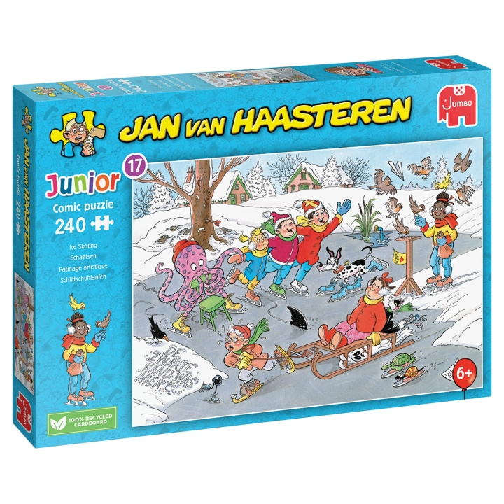 Jan van Haasteren Junior - Skøyter (240 brikker) i gruppen LEKER, BARN OG BABY / Leker / Barnas puslespill hos TP E-commerce Nordic AB (D01941)