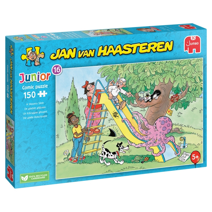 Jan van Haasteren Junior - En glatt sklie (150 brikker) i gruppen LEKER, BARN OG BABY / Leker / Barnas puslespill hos TP E-commerce Nordic AB (D01942)