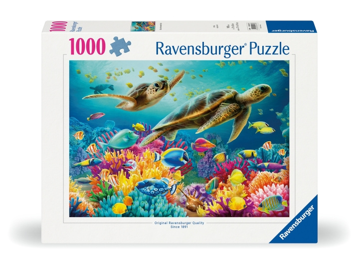 Ravensburger Puslespill Blue Underwater World 1000p (12000577) i gruppen SPORT, FRITID & HOBBY / Hobby / Puslespill hos TP E-commerce Nordic AB (D01989)