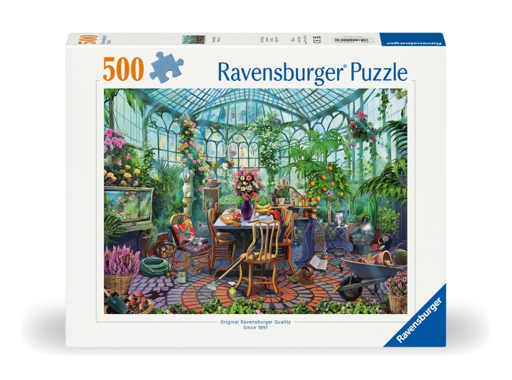 Ravensburger Puslespill Drivhusmorgen, 500 brikker (12000207) i gruppen SPORT, FRITID & HOBBY / Hobby / Puslespill hos TP E-commerce Nordic AB (D02034)