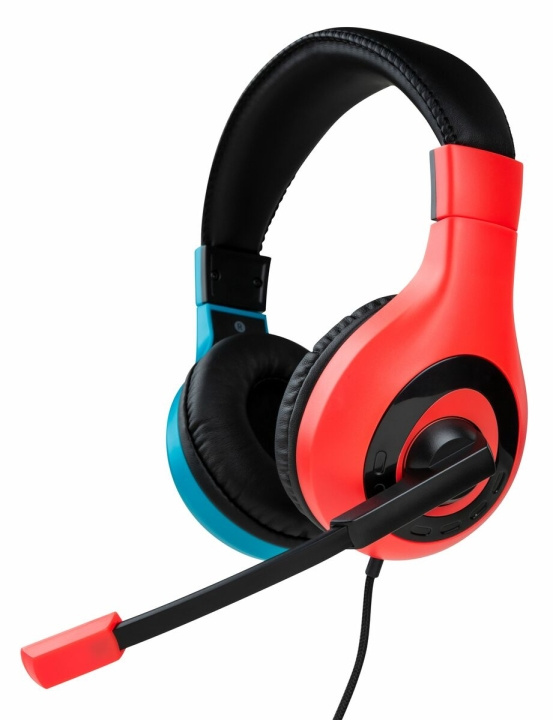 Nacon Stereo gaming-hodesett -Rød/blå i gruppen Datautstyr / GAMING / Headset hos TP E-commerce Nordic AB (D02068)