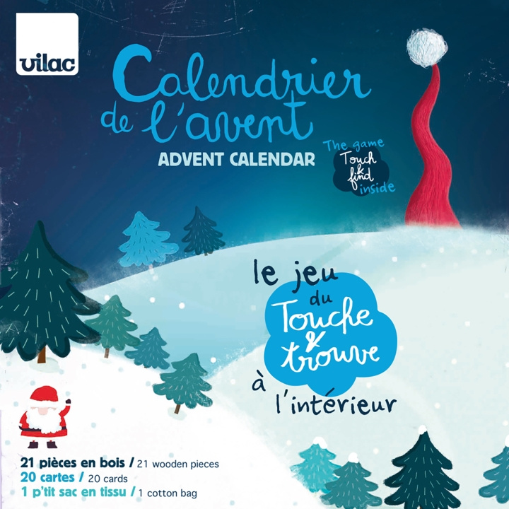 Vilac Advent Calendar - Touch & Find - (1223) i gruppen LEKER, BARN OG BABY / Leker / Adventskalendere hos TP E-commerce Nordic AB (D02095)