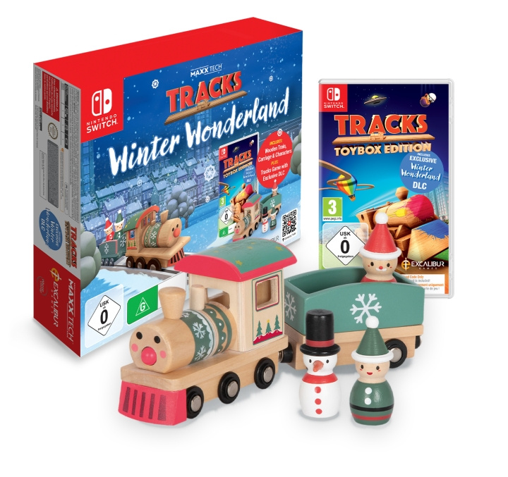 Maxx Tech Tracks Winter Wonderland-sett for Switch i gruppen Elektronikk / TV-spill & tilbehør / Nintendo Switch hos TP E-commerce Nordic AB (D02104)