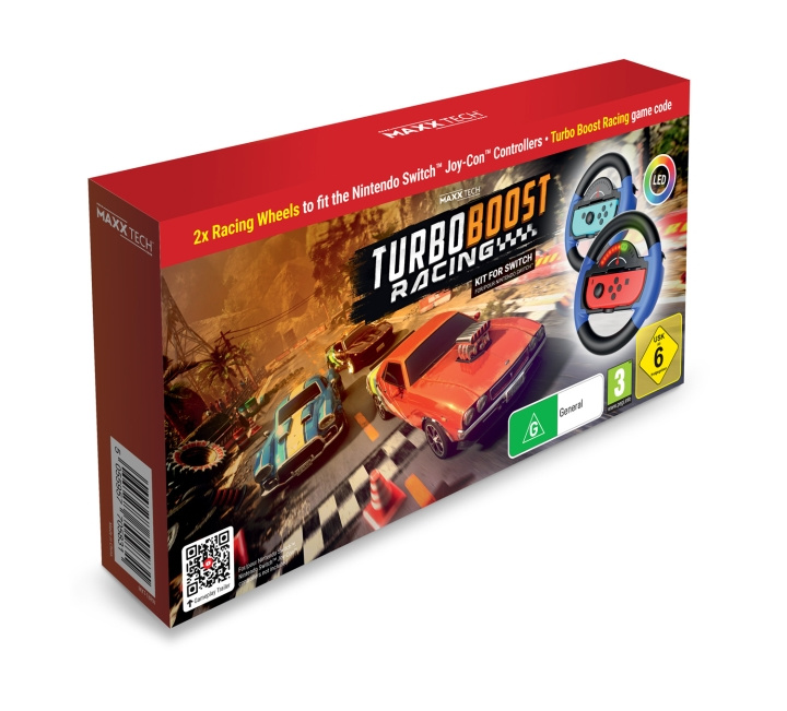 Maxx Tech Turbo Boost Racing Kit i gruppen Elektronikk / TV-spill & tilbehør / Nintendo Switch hos TP E-commerce Nordic AB (D02105)