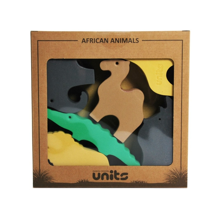 Units 6 Small African Animals In A Box (325) i gruppen LEKER, BARN OG BABY / Babyleker (0-3 år) / Aktivitetsleker hos TP E-commerce Nordic AB (D02111)