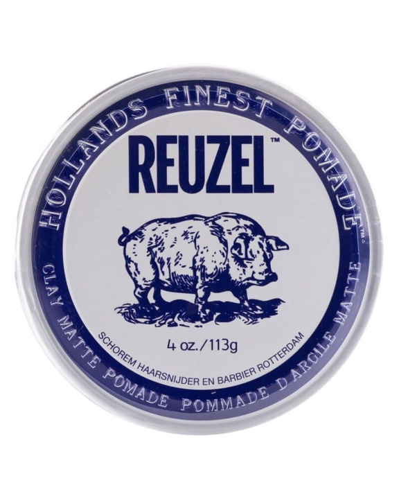 Reuzel Clay Matte Pomade 113 ml i gruppen HELSE OG SKJØNNHET / Hår & styling / Hårstyling / Hårvoks hos TP E-commerce Nordic AB (D02135)