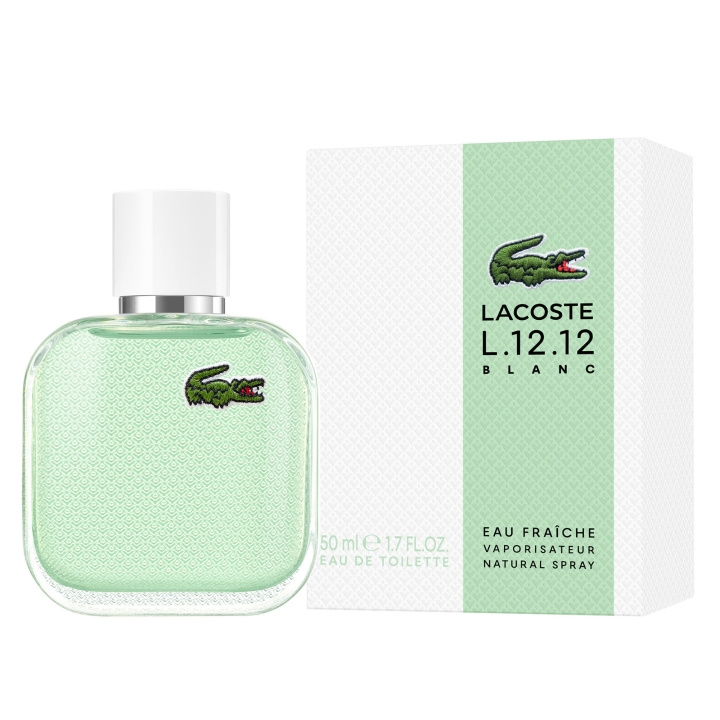 Lacoste L.12.12 Blanc Eau Fraiche EDT 50 ml i gruppen HELSE OG SKJØNNHET / Duft og parfyme / Parfyme / Parfyme for han hos TP E-commerce Nordic AB (D02139)