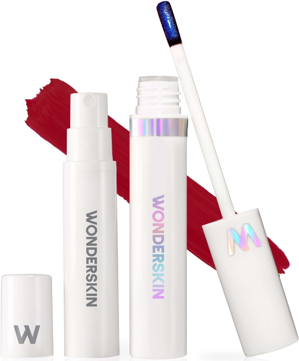 Wonderskin Wonder Blading Lip Stain Kit Divine Burgundy Red i gruppen HELSE OG SKJØNNHET / Makeup / Lepper / Leppepenn hos TP E-commerce Nordic AB (D02172)