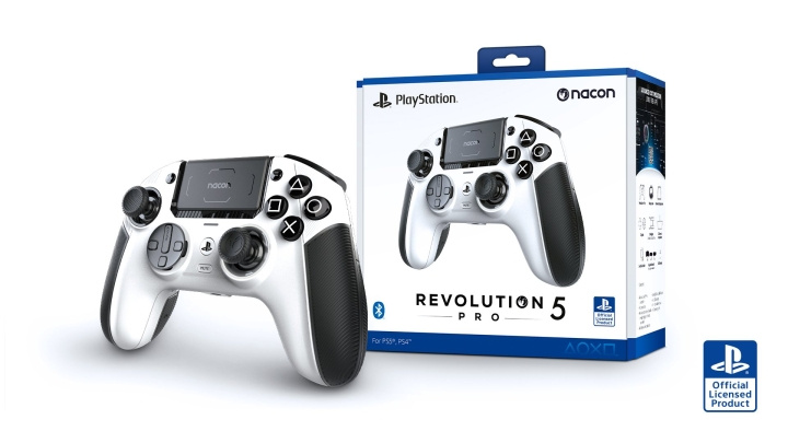 NACON PS5 Revolution 5 Pro Controller hvit i gruppen Elektronikk / TV-spill & tilbehør / Sony PlayStation 5 hos TP E-commerce Nordic AB (D02174)