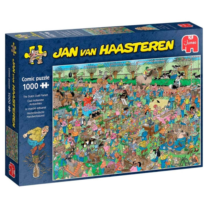 Jan van Haasteren Det nederlandske håndverksmarkedet (1000 brikker) (JUM0046) i gruppen SPORT, FRITID & HOBBY / Hobby / Puslespill hos TP E-commerce Nordic AB (D02223)