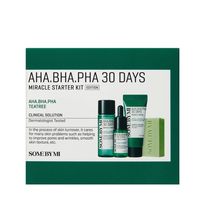 Some By Mi AHA BHA PHA 30 Days Miracle Starter Kit i gruppen HELSE OG SKJØNNHET / Hudpleie / Ansikt / Hudserum hos TP E-commerce Nordic AB (D02237)