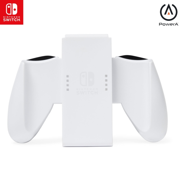 PowerA Joy-Con Comfort Grip - Hvit (Nintendo Switch) i gruppen Elektronikk / TV-spill & tilbehør / Nintendo Switch / Tilbehør hos TP E-commerce Nordic AB (D02259)