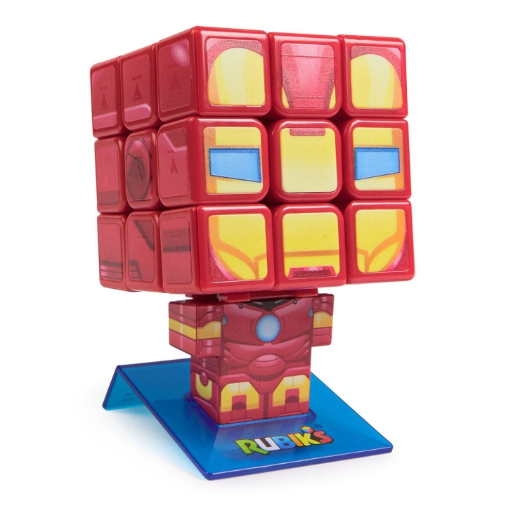 Rubiks Cubers 3x3 - Iron Man (6071041) i gruppen LEKER, BARN OG BABY / Spill / Brettspill hos TP E-commerce Nordic AB (D02273)