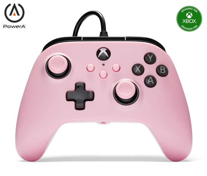 PowerA Kablet kontroller - rosa (Xbox X/S) i gruppen Elektronikk / TV-spill & tilbehør / Xbox Series X hos TP E-commerce Nordic AB (D02293)