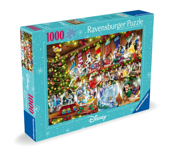 Ravensburger Puzzle Disney Christmas 1000p (12000537) i gruppen SPORT, FRITID & HOBBY / Hobby / Puslespill hos TP E-commerce Nordic AB (D02295)