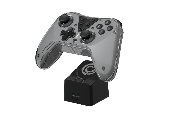 Oniverse Nintendo Switch Oniverse Astralite Controller Wireless Smoked Black inkl. Ladestasjon i gruppen Elektronikk / TV-spill & tilbehør / Nintendo Switch / Tilbehør hos TP E-commerce Nordic AB (D02338)