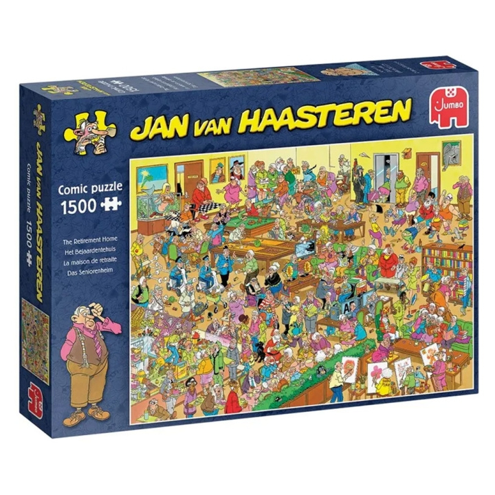 Jan van Haasteren Seniorhjem (1500 brikker) (JUM0068) i gruppen SPORT, FRITID & HOBBY / Hobby / Puslespill hos TP E-commerce Nordic AB (D02340)