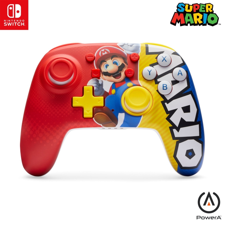 PowerA Nano Enhanced Wireless Controller - Mario Victory (Nintendo Switch) i gruppen Elektronikk / TV-spill & tilbehør / Nintendo Switch / Tilbehør hos TP E-commerce Nordic AB (D02348)