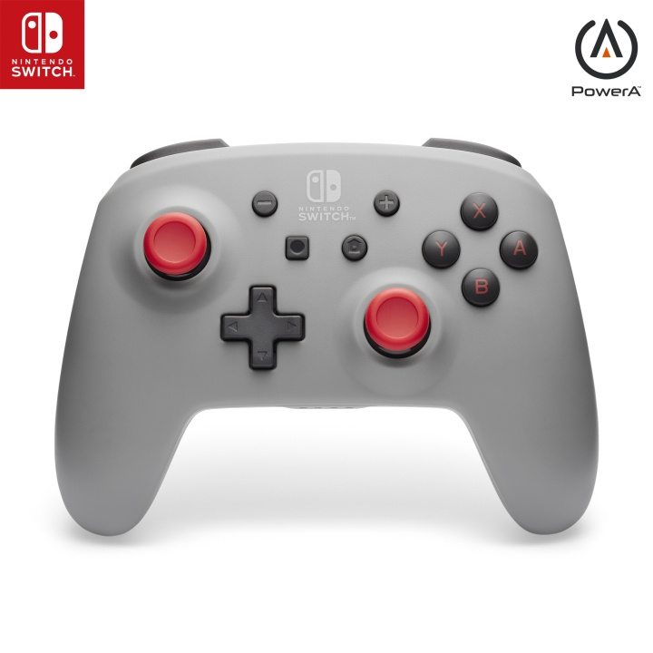 PowerA Trådløs kontroller - Retro Grey (Nintendo Switch) i gruppen Elektronikk / TV-spill & tilbehør / Nintendo Switch hos TP E-commerce Nordic AB (D02349)