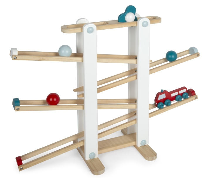 Small Foot Ballbane med baller, bil, spinner - (I-SF12549) i gruppen LEKER, BARN OG BABY / Babyleker (0-3 år) / Aktivitetsleker hos TP E-commerce Nordic AB (D02366)