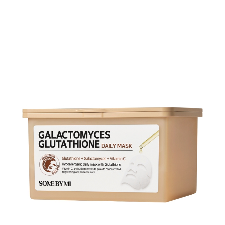 Some By Mi Galactomyces Glutathione Daily Mask - 30 ark i gruppen HELSE OG SKJØNNHET / Hudpleie / Ansikt / Masker hos TP E-commerce Nordic AB (D02375)