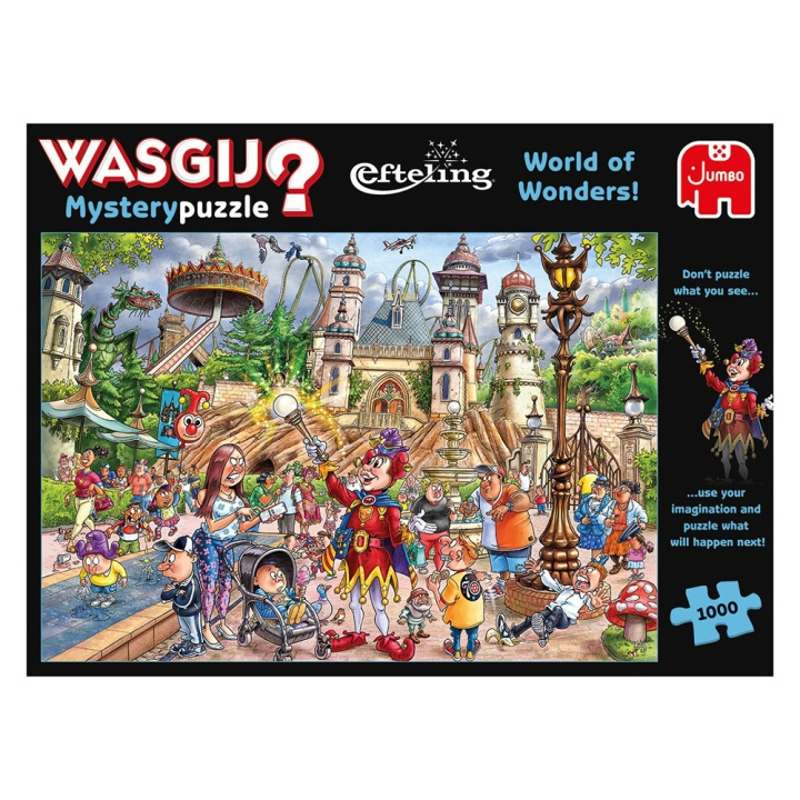 Wasgij Mystery Efteling - En verden av underverk! 1000 brikker (JUM5021) i gruppen SPORT, FRITID & HOBBY / Hobby / Puslespill hos TP E-commerce Nordic AB (D02417)