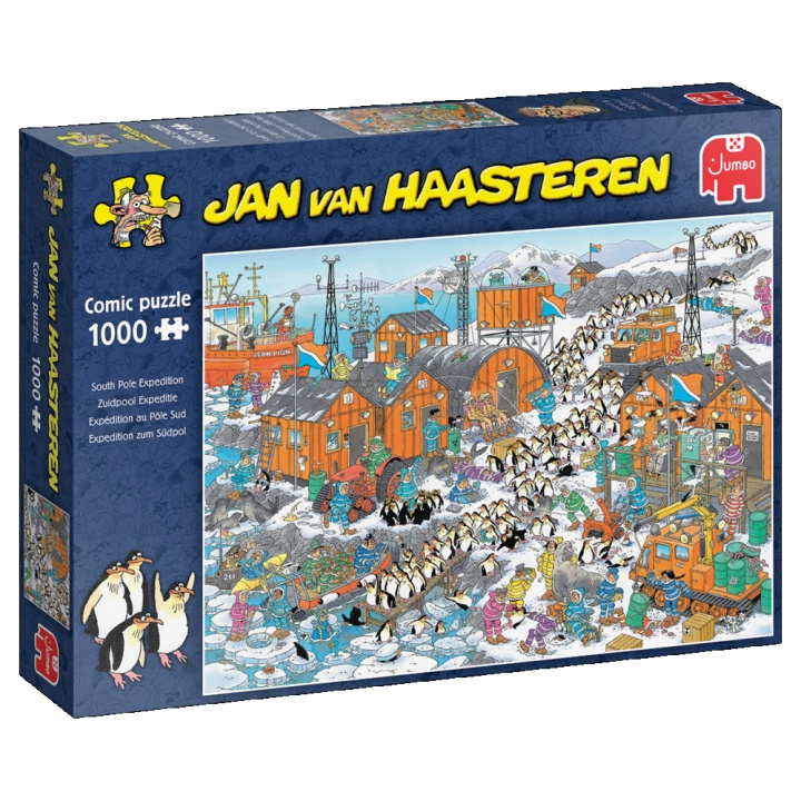 Jan van Haasteren Sydpolekspedisjonen (1000 brikker) (JUM0038) i gruppen SPORT, FRITID & HOBBY / Hobby / Puslespill hos TP E-commerce Nordic AB (D02419)