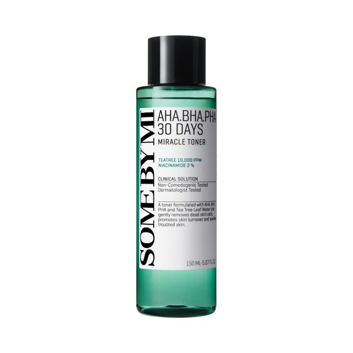 Some By Mi AHA-BHA-PHA 30 Days Miracle Toner 150 ml i gruppen HELSE OG SKJØNNHET / Hudpleie / Ansikt / Ansiktsvann & Facemist hos TP E-commerce Nordic AB (D02420)