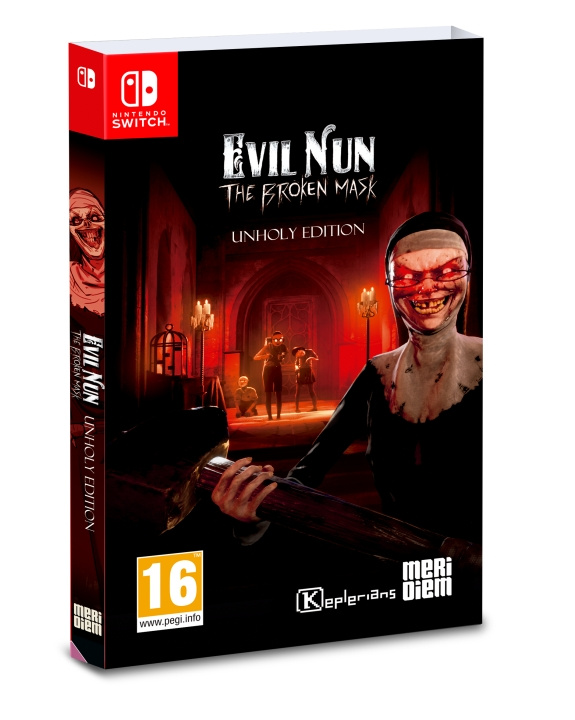 Evil Nun: The Broken Mask (Unholy Edition) (Switch) i gruppen Elektronikk / TV-spill & tilbehør / Nintendo Switch / Spel hos TP E-commerce Nordic AB (D02427)