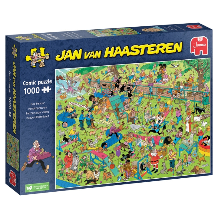 Jan van Haasteren Dog Parcour (1000 brikker) i gruppen SPORT, FRITID & HOBBY / Hobby / Puslespill hos TP E-commerce Nordic AB (D02431)