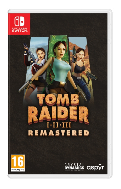 Tomb Raider I-III Remastered (Switch) i gruppen Elektronikk / TV-spill & tilbehør / Nintendo Switch / Spel hos TP E-commerce Nordic AB (D02444)