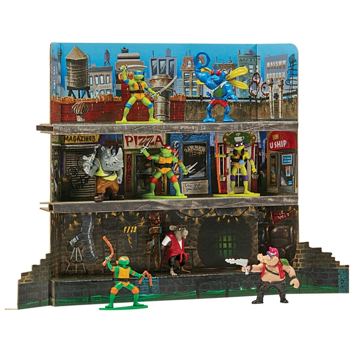 Teenage Mutant Ninja Turtles Turtles - Mutant Mayhem Mini Figure Battle Pack (46-83562) i gruppen LEKER, BARN OG BABY / Leker / Figurer, miniatyrer og tilbehør hos TP E-commerce Nordic AB (D02459)