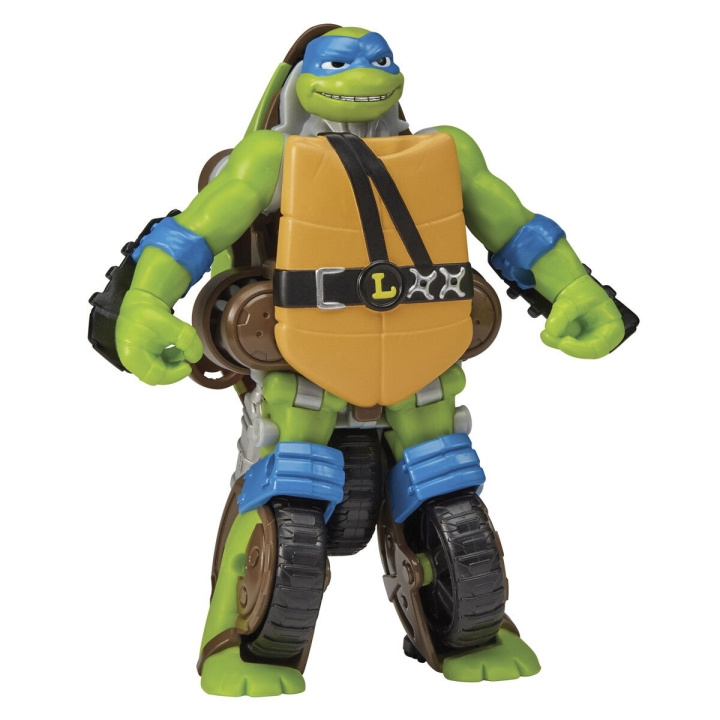 Teenage Mutant Ninja Turtles Turtles - Mutant Mayhem Transformer Turtle - Leonardo i gruppen LEKER, BARN OG BABY / Leker / Figurer, miniatyrer og tilbehør hos TP E-commerce Nordic AB (D02471)