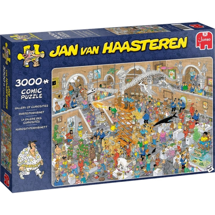 Jan van Haasteren Galleri av kuriositeter (3000 brikker) (JUM0031) i gruppen SPORT, FRITID & HOBBY / Hobby / Puslespill hos TP E-commerce Nordic AB (D02495)