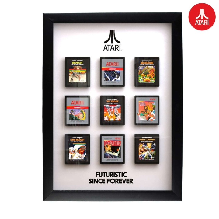 ThumbsUp Offisiell Atari 3D-veggkunst - Cartridge Collection i gruppen SPORT, FRITID & HOBBY / Morsomme produkter / Morsomme produkter hos TP E-commerce Nordic AB (D02518)