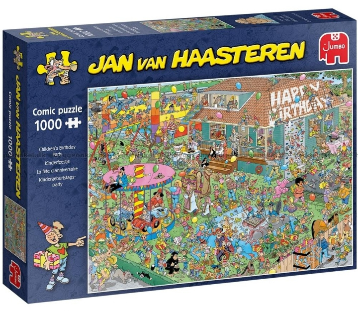 Jan van Haasteren Barnebursdagsfest (1000 brikker) (JUM0035) i gruppen SPORT, FRITID & HOBBY / Hobby / Puslespill hos TP E-commerce Nordic AB (D02535)