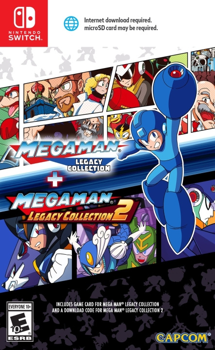 Mega Man Legacy Collection 1 + 2 (Import) (Switch) i gruppen Elektronikk / TV-spill & tilbehør / Nintendo Switch / Spel hos TP E-commerce Nordic AB (D02625)