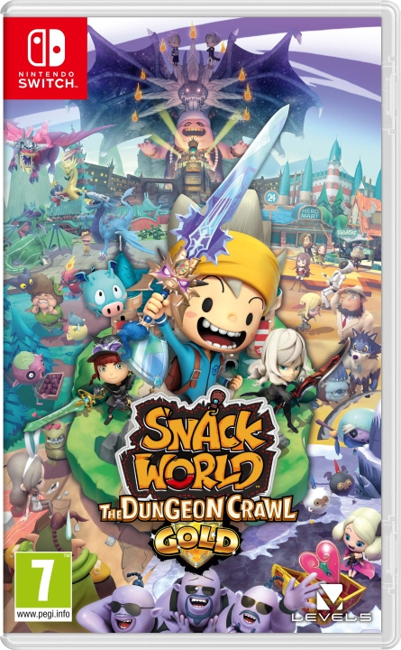 Snack World: The Dungeon Crawl - Gold (Switch) i gruppen Elektronikk / TV-spill & tilbehør / Nintendo Switch / Spel hos TP E-commerce Nordic AB (D02636)