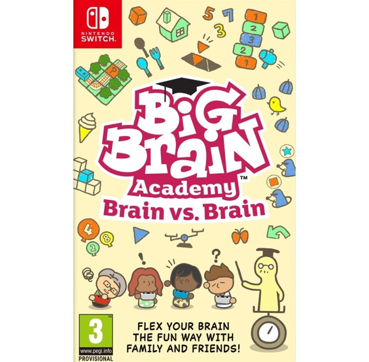 Big Brain Academy: Brain Vs. Brain (Switch) i gruppen Elektronikk / TV-spill & tilbehør / Nintendo Switch / Spel hos TP E-commerce Nordic AB (D02664)