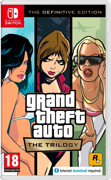 Grand Theft Auto The Trilogy – The Definitive Edition (Switch) i gruppen Elektronikk / TV-spill & tilbehør / Nintendo Switch / Spel hos TP E-commerce Nordic AB (D02666)