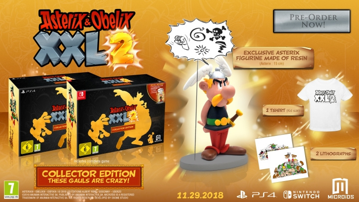 Asterix & Obelix XXL 2 (Collector\'s Edition) (Switch) i gruppen Elektronikk / TV-spill & tilbehør / Nintendo Switch / Spel hos TP E-commerce Nordic AB (D03002)