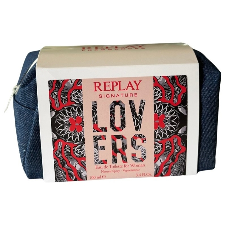 Replay Giftset Replay Signature Lovers Woman Edt 100ml + Pochette i gruppen HELSE OG SKJØNNHET / Gavesett / Gavesett for henne hos TP E-commerce Nordic AB (D03067)