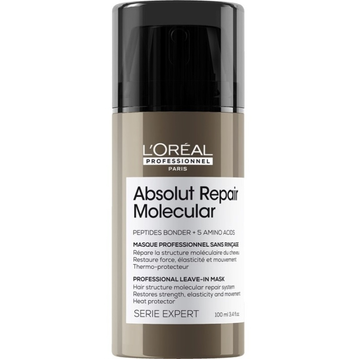 L\'ORÉAL PARIS LOreal Professionnel Serie Expert Absolut Repair Molecular Leave-in Mask 100ml i gruppen HELSE OG SKJØNNHET / Hår & styling / Hårpleie / Hårmaske hos TP E-commerce Nordic AB (D03093)