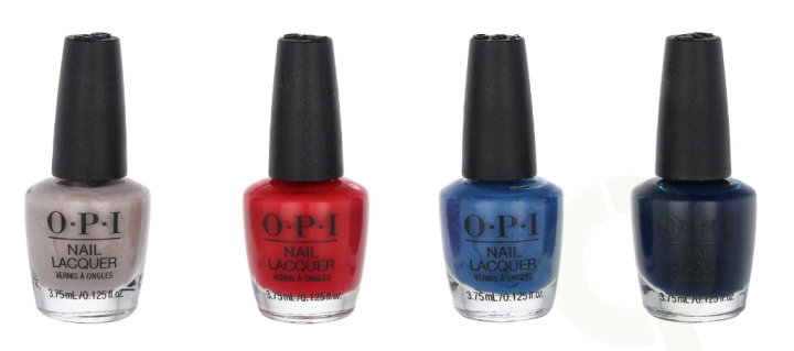 OPI Fall Wonders Collection Mini Nail Lacquer Set 15 ml 4x3,75ml - Peace Of Mind/Red-Veal Your Truth/Suzi Takes A Sound Bath/Midnight Mantra i gruppen HELSE OG SKJØNNHET / Manikyr/pedikyr / Neglelakk hos TP E-commerce Nordic AB (D03142)