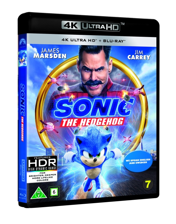 Sonic the Hedgehog i gruppen Elektronikk / Lyd & Bilde / TV og tilbehør / Filmer / Blu-ray hos TP E-commerce Nordic AB (D03255)