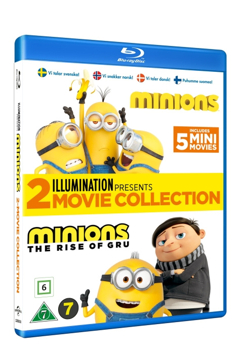 MINIONS 1&2 i gruppen Elektronikk / Lyd & Bilde / TV og tilbehør / Filmer / Blu-ray hos TP E-commerce Nordic AB (D03314)