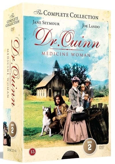 DR.QUINN MEDICINE WOMAN COLLECTION BOX 2 DVD - SEASON 4-5-6 AND MOVIES i gruppen Elektronikk / Lyd & Bilde / TV og tilbehør / Filmer / DVD hos TP E-commerce Nordic AB (D03337)