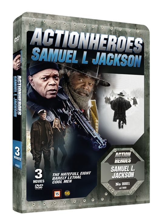 SAMUEL L. JACKSON - ACTION HEROES i gruppen Elektronikk / Lyd & Bilde / TV og tilbehør / Filmer / DVD hos TP E-commerce Nordic AB (D03376)