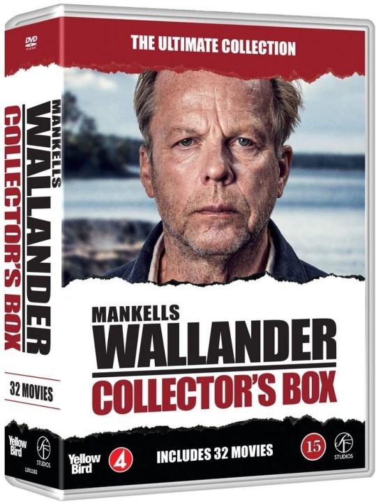 Wallander - Collector\'s Box (32 movies) (22-disc) - DVD i gruppen Elektronikk / Lyd & Bilde / TV og tilbehør / Filmer / DVD hos TP E-commerce Nordic AB (D03422)